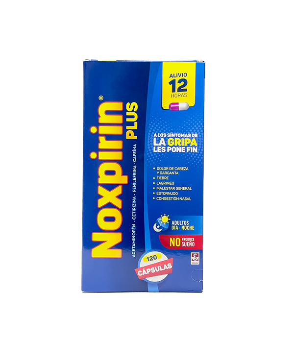 NOXPIRIN PLUS CAJA X 12 CAPSULAS 